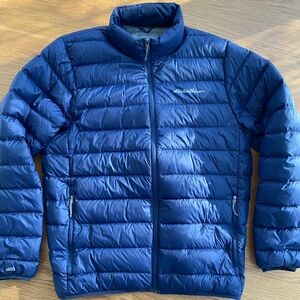 Eddie Bauer Navy Down Puffer Jacket